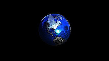 Planet earth, sphere, 3D figure, abstract HD wallpaper