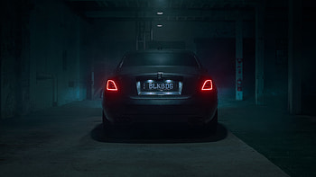 Backside, Rolls Royce, Black, Badge, Ghost, Car 2022, 7 Cars HD wallpaper
