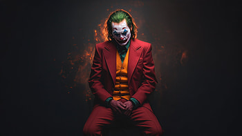Joker On The Edge, joker, supervillain, superheroes, ai, artwork, digital-art, art HD wallpaper