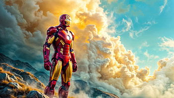 Transformed Invincible Iron Man, iron-man, superheroes, artist, artwork, art, digital-art, ai, deviantart HD wallpaper