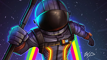 Fortnite Dark Voyager Fan Art, fortnite, games, 2018-games, ps-games, artist, artwork, digital-art HD wallpaper
