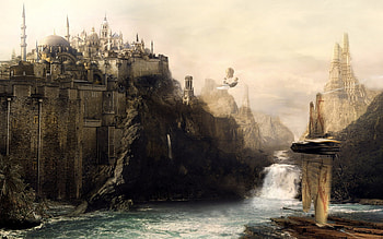 Future World, wds, bechira sorin, bechira, fantasy, sorin, , castle, future HD wallpaper