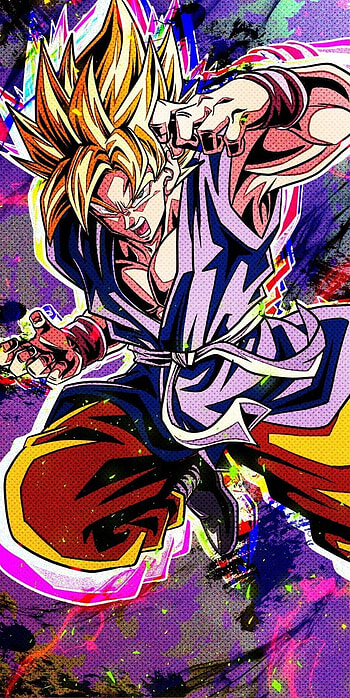 Dragon ball z, art, painting HD phone wallpaper