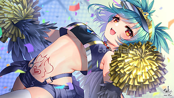 Virtual-Youtuber, Girl, anime, Virtual, Youtuber HD wallpaper