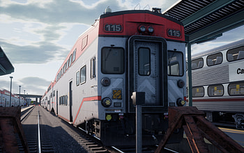 Sim World 2020, Caltrain MP36PH-3C, American Passenger Train, Caltrain, trains, USA, train simulator HD wallpaper