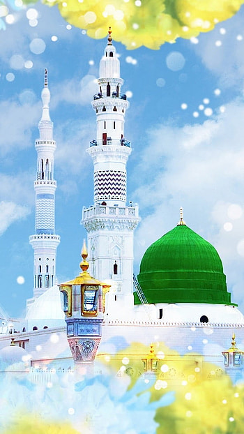 Islamic, Green Mosque, Background HD phone wallpaper