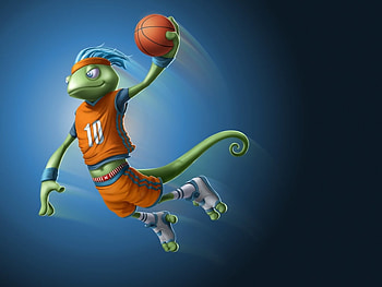 DUNKEN, game, basketball, lizaed HD wallpaper