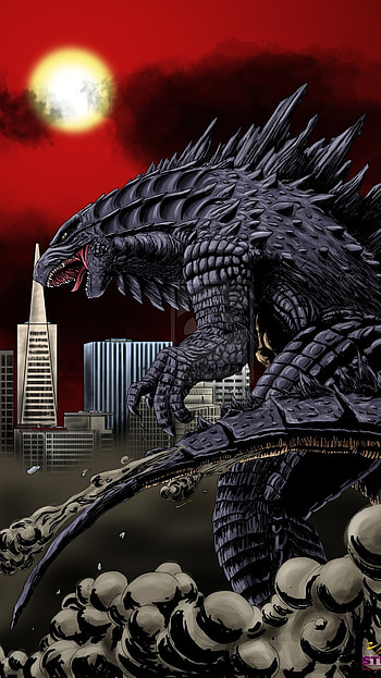 Godzilla, Amazing Angry HD phone wallpaper