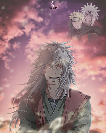 ᴊɪʀᴀɪʏᴀ, naruto, sky, art, animeeidts, animeart, anime, jiraiya, anime, narutoedits HD phone wallpaper