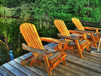 Muskoka Chairs, muskoka, chairs HD wallpaper
