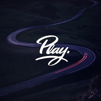 Night, Words, Road, Inscription, Play HD phone wallpaper