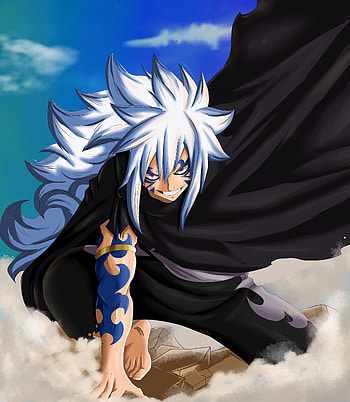 Fairy Tail, devil smile, anime boy, art HD phone wallpaper