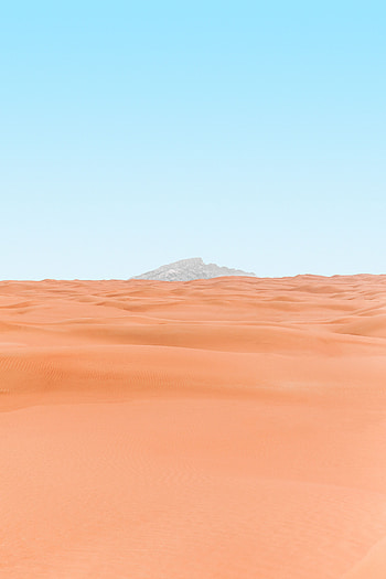 Desert, Mountain, Vertex, Top, Minimalism HD phone wallpaper