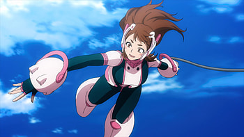Uraraka's Zero-Gravity Glide | Ochaco Skybound — MHA | Floating Heroine: Ochaco, Anime, My Hero Academia, Ochaco Uraraka HD wallpaper