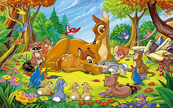 Bambi backgrounds, Stunning visuals, Forest wonders, Disney enchantment HD wallpaper
