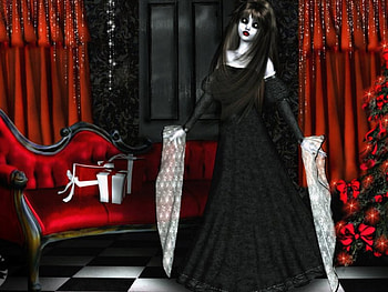 gothique, woman HD wallpaper