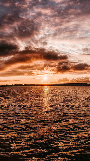 Ember Ocean — Nature for , nature, ocean HD phone wallpaper