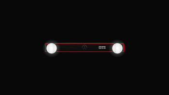 Golf Gti Minimal Dark , volkswagen, minimalism, minimalist, dark, black, deviantart HD wallpaper