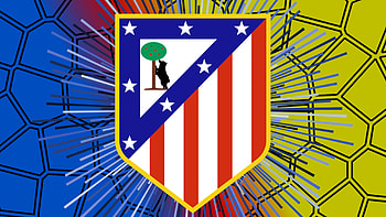 Atletico Madrid, , Madrid skyline, Famous sports team HD wallpaper