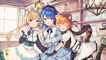 Anime Girls, Anime, girls, cg, art HD wallpaper