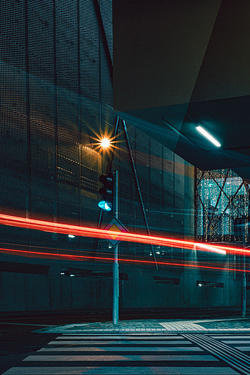Cities, City, Lights, Long Exposure, Street, Traffic Light HD phone wallpaper