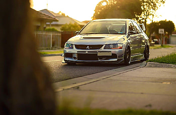 Lancer Evo, Mitsubishi, Evolution 9, Gray HD wallpaper
