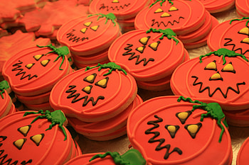 Holidays, Halloween, Cookies, Pumpkin, Glaze HD wallpaper