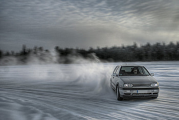 Mk3, gray, drift, snow HD wallpaper