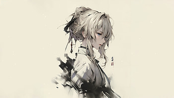 Ethereal Ink — Anime Portrait, Violet Evergarden HD wallpaper