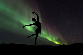 Dance, Dark, Silhouette, Ballerina HD wallpaper