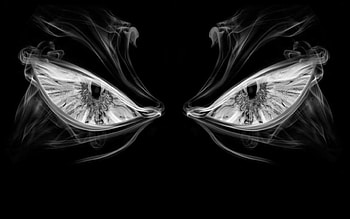 eyes, darkness, watching, look, light HD wallpaper