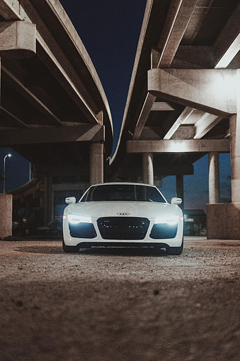 Audi, Cars, Shine, Light, Car, Front View, Audi R8 HD phone wallpaper