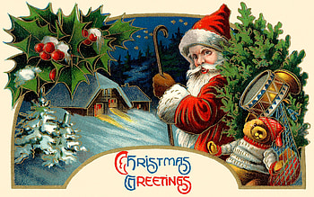 Christmas Greetings FC, December, art, beautiful, illustration, drums, artwork, scenery, occasion, wide screen, holiday, painting, Santa, teddy, Christmas HD wallpaper