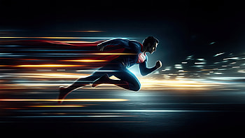 Superman Streaks To The Rescue, superman, superheroes, digital-art, artwork, ai, deviantart HD wallpaper