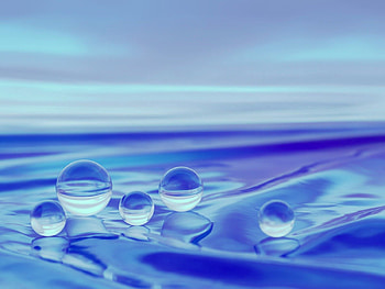 Drops, 3D, Surface, Balls HD wallpaper