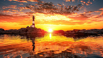 Lighthouse summer , , Beautiful backgrounds, Sunny vibes HD wallpaper