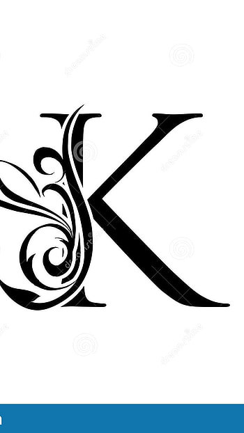 K Name, Design, black HD phone wallpaper