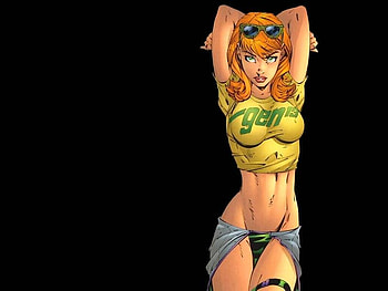 Caitlin Fairchild, superhuman strength, leader, gen13, comics HD wallpaper