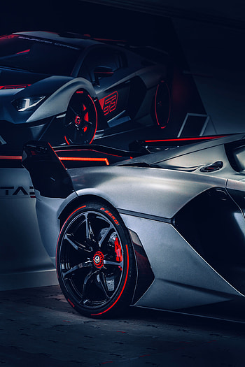 Sports, Cars, Car, Machine, Grey, Sports Car, Side View, Wheel HD phone wallpaper