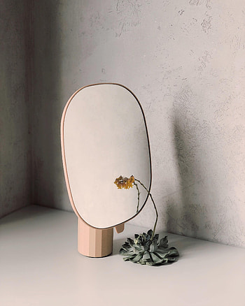 Reflection, Flower, Minimalism, Mirror HD phone wallpaper