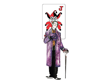 Joker, comic, fantasy, art HD wallpaper