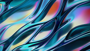Wavy wrinkle pattern, abstraction, shine HD wallpaper