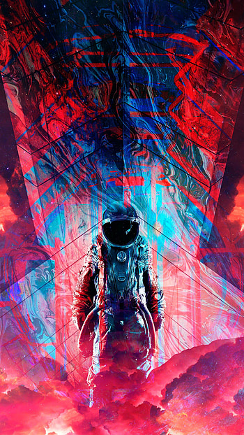 Space Cowboy, abstract, cosmos, scifi HD phone wallpaper
