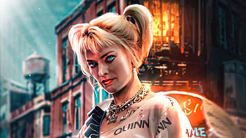Harley Quinn Day Night , harley-quinn, superheroes, artist, artwork, digital-art, behance HD wallpaper
