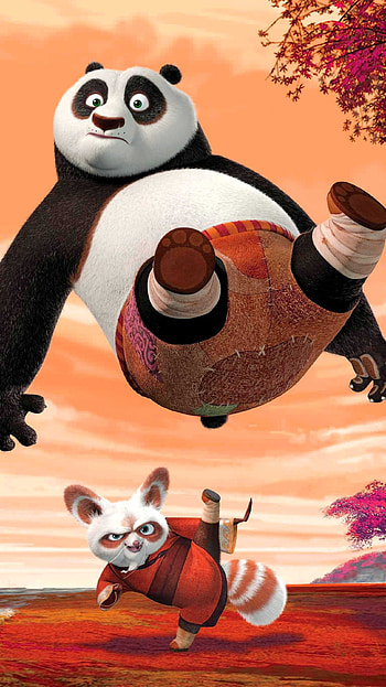 Master Shifu and Po, Kung Fu Panda HD phone wallpaper