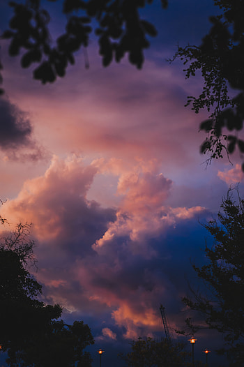 Nature, Sky, Twilight, Clouds, Dark, Dusk, Evening HD phone wallpaper