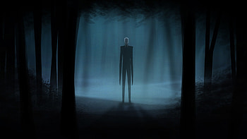 Slender Man Creepy Dark videogames dark horror trees forest . HD wallpaper