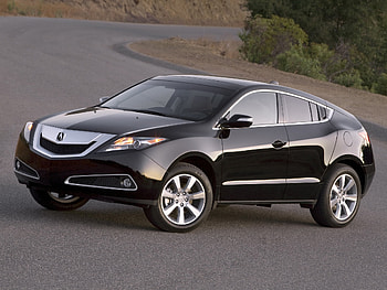 Auto, Trees, Acura, Cars, Asphalt, Side View, Style, Akura, Zdx, 2009 HD wallpaper