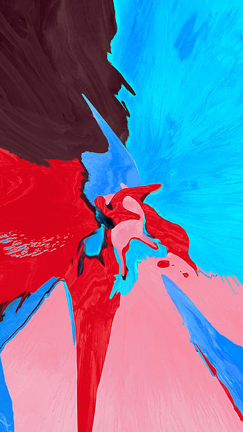Apple paint, Orange, iPad Pro HD phone wallpaper