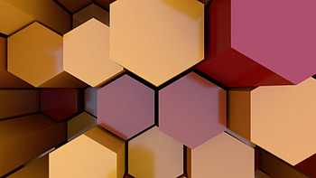Honeycomb, Colorful assembly, 3D , Vibrant backgrounds HD wallpaper